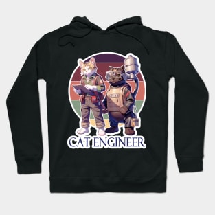 Cat Engineer Hoodie